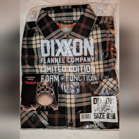 NWT Men's Dixxon x Whitechapel Hymns in Dissonance Flannel Shirt RARE - Picture 7 of 7